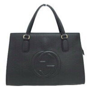 Gucci Soho Interlocking GG Handbag Black